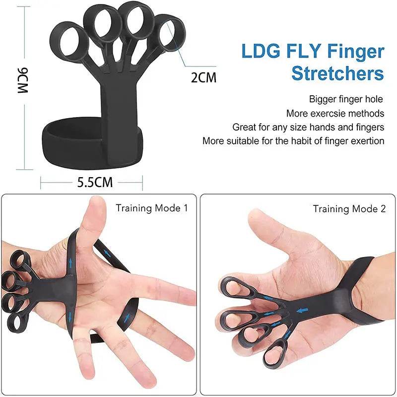 Silicone Grip Device Finger Exercise Stretcher Arthritis Hand Grip Trainer Strengthen Rehabilitation Training To Relieve Pain - ProTrendyz
