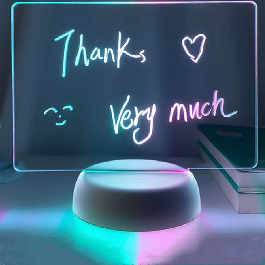 3D Light Acrylic Panel Handwritten Message Board - ProTrendyz