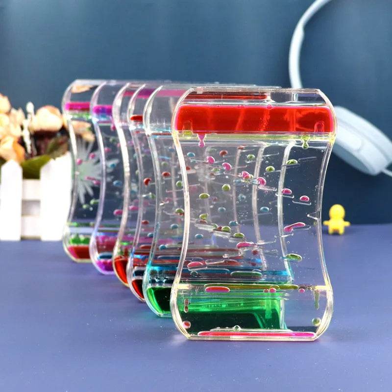 Creative Cruise Fluid Liquid Hourglass Quicksand Timer 2024 Ins Living Room Office Ornaments Desk Table Decorations Home Decor - ProTrendyz