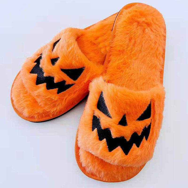 Halloween Shoes Winter Cute Warm Home Slippers Women - ProTrendyz