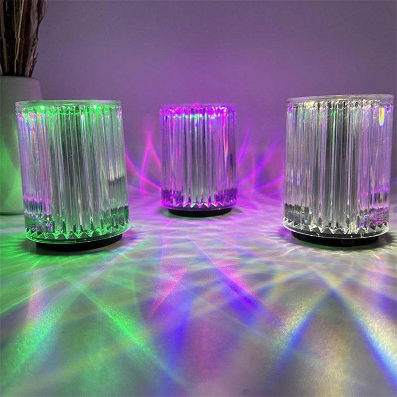 Crystal Lamp Table Lamp Atmosphere Creative Line Small Night Lamp Led Lights - ProTrendyz