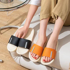 Soft Bathroom Slippers Men EVA Non Slip House Dorm Shoes - ProTrendyz