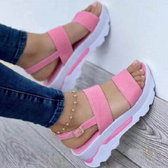 Women's Shoes Casual Buckle Platform Sandals Summer Fashion - ProTrendyz