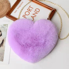 Love Bags For Women Plush Chain Shoulder Bags Valentine's Day Party Bag US - ProTrendyz