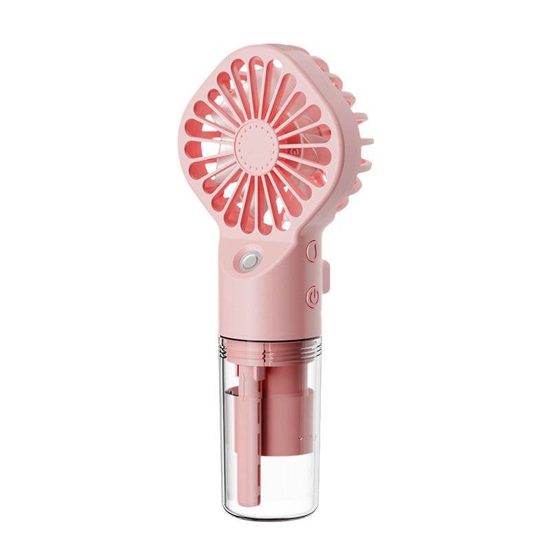 Portable Handheld Spray Fan 4-Speed Water Spray Mist Fan Summer Cooling Artifact USB Charging Summer Supplies Outdoor Mini Fan - ProTrendyz