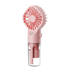 Portable Handheld Spray Fan 4-Speed Water Spray Mist Fan Summer Cooling Artifact USB Charging Summer Supplies Outdoor Mini Fan - ProTrendyz