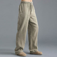 Men's Breathable Linen Loose Casual Sports Pants - ProTrendyz
