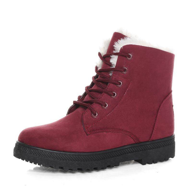 Winter Snow Boots With Warm Plush Ankle Boots For Women Shoes - ProTrendyz
