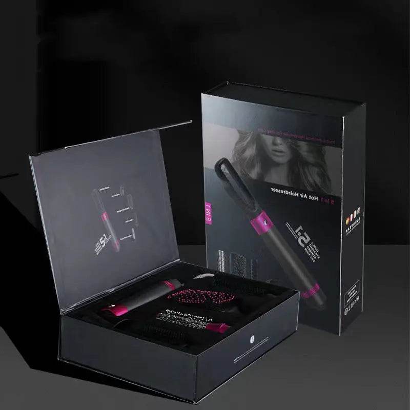 Professional 5 In 1 Hair Dryer Brush Dryer And Straightening Brush Electric Hair Styling Tool Automatic Hair Curler Beauty Supplies Gadgets - ProTrendyz