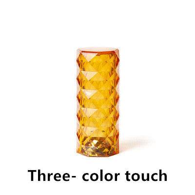 Nordic Crystal Lamp USB Table Lamps Bedroom Touch Dimming Atmosphere Diamond Night Light Rose Projector Lamp Decor - ProTrendyz