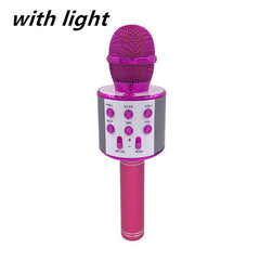 Wireless Microphone Portable Bluetooth Mini Home Ktv For Music Playing Singing Speaker Player - ProTrendyz