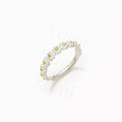 S925 Sterling Silver Small Daisy Ring Women - ProTrendyz