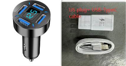 Four-port Car Charger 4USB Car Charger - ProTrendyz