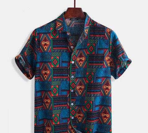 Beach shirt printed shirt men - ProTrendyz