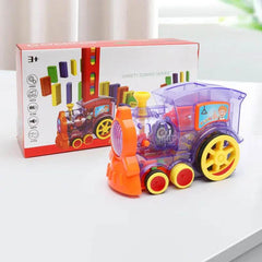 Domino Train Toys Baby Toys Car Puzzle Automatic Release Licensing Electric Building Blocks Train Toy - ProTrendyz