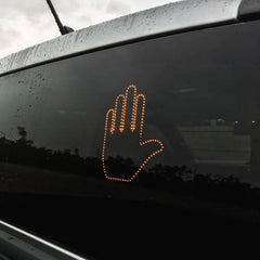 Funny New LED Illuminated Gesture Light Car Finger Light With Remote Road Rage Signs Middle Finger Gesture Light Hand Lamp - ProTrendyz