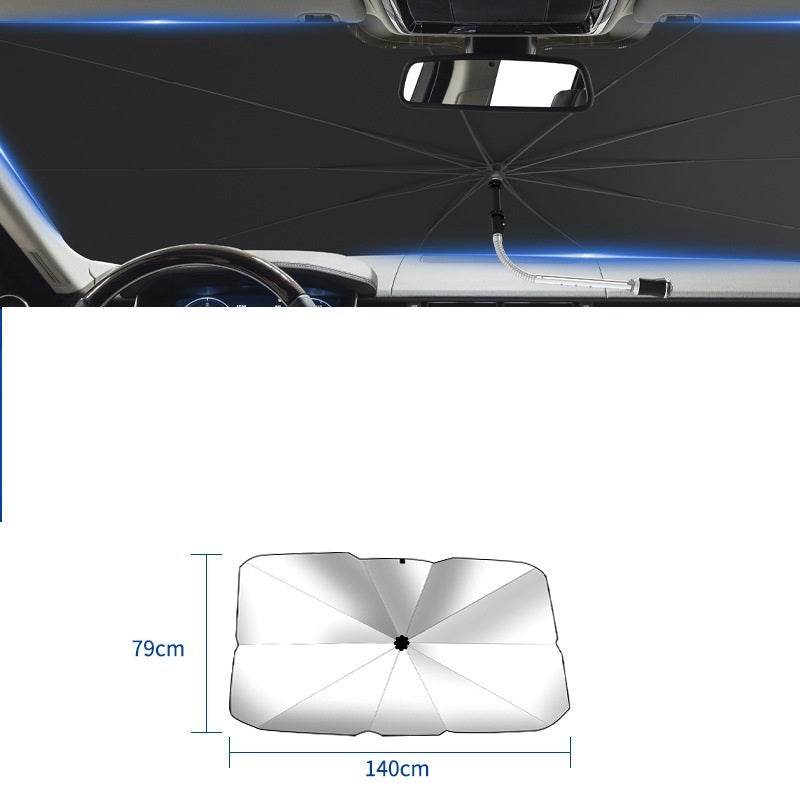 Foldable Car Windshield Sun Shade Umbrella UV Protection Heat Insulation Parasol Auto Front Window Cover Interior Protector Summer Gadgets - ProTrendyz