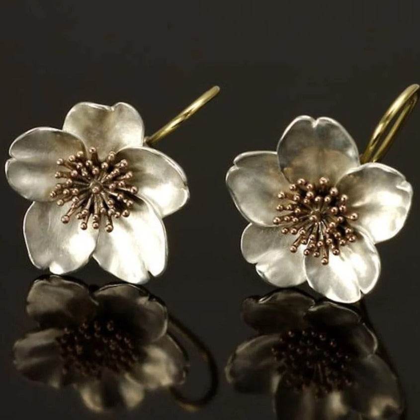 New Flower Earrings Retro Fashion Creative - ProTrendyz