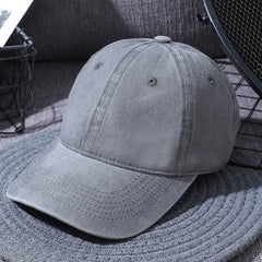 Washed Baseball Caps For Men And Women Outdoor Distressed Sun Hats Simple Caps - ProTrendyz