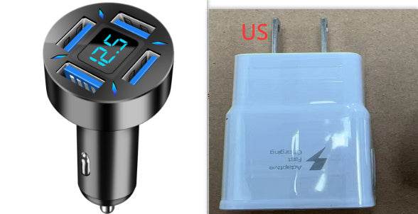 Four-port Car Charger 4USB Car Charger - ProTrendyz