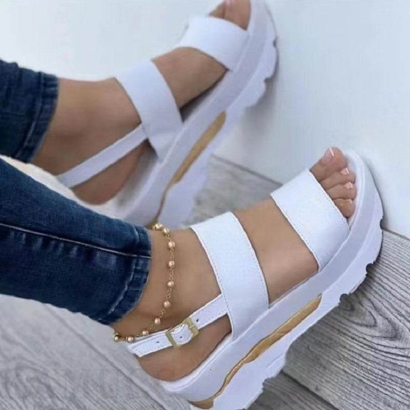 Women's Shoes Casual Buckle Platform Sandals Summer Fashion - ProTrendyz