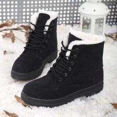 Winter Snow Boots With Warm Plush Ankle Boots For Women Shoes - ProTrendyz
