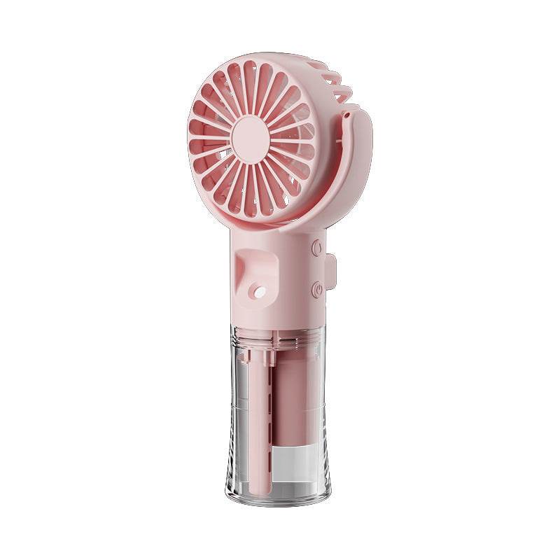 Portable Handheld Spray Fan 4-Speed Water Spray Mist Fan Summer Cooling Artifact USB Charging Summer Supplies Outdoor Mini Fan - ProTrendyz