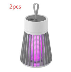 Electric-Shock Physical Mosquito Killer Light Purple Light Mosquito Trap Mosquito Killer Portable OutdoorBedroom USB Rechargeable Mosquito Trap - ProTrendyz