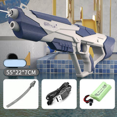 Space Water Gun Electric Automatic Water Absorption Water Fights Toy Outdoor Beach Swimming Pool Bath Toys For Children Kid Gift - ProTrendyz