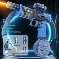Fire Rat Electric Water Pistol Cool Light Full Automatic Water Spray Gun Summer Toy Sports Entertainment Children Gifts AC223 - ProTrendyz