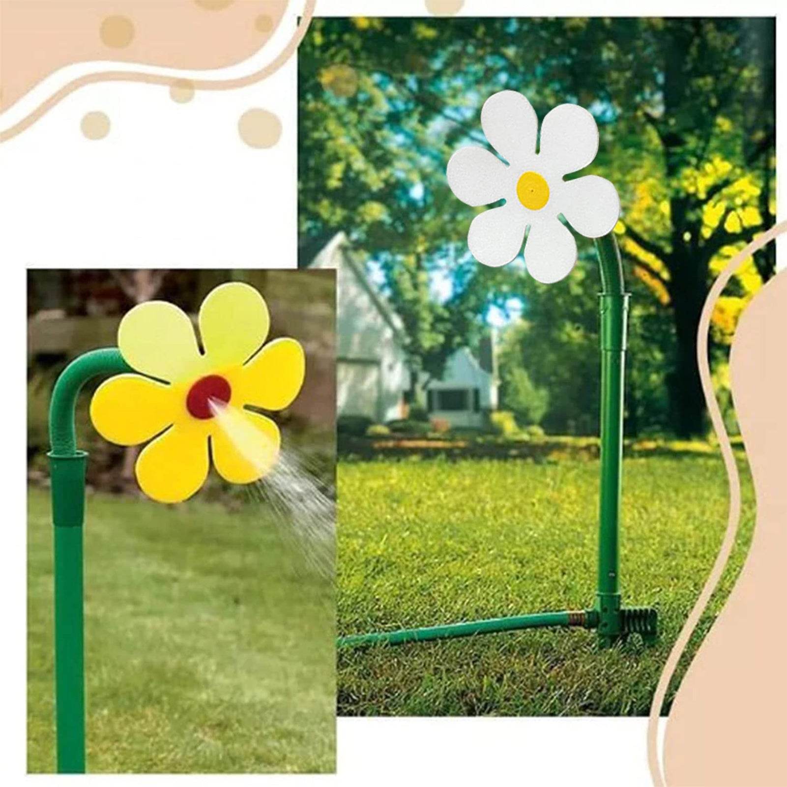 Garden Sprinkler Plastic Sprinkler Sunflower Sprinkler Garden Work Tool Adjustable Sprinklers And Garden Hoses - ProTrendyz