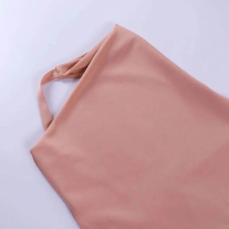 Satin Party Dress V Neck Backless Mini Sleeveless Summer Party Dress - ProTrendyz