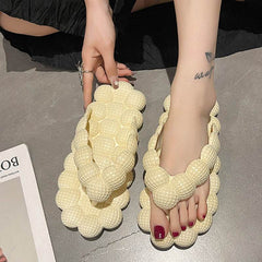 Bubble Slippers Summer Flip-flops Women Indoor Outdoor Flat Sandals Beach Shoes - ProTrendyz