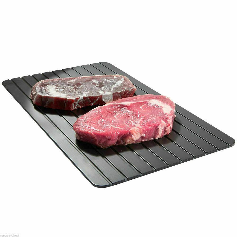 Fast Defrost Tray Fast Thaw Frozen Food Meat Fruit Quick Defrosting Plate Board Defrost Tray Thaw Master Kitchen Gadgets - ProTrendyz