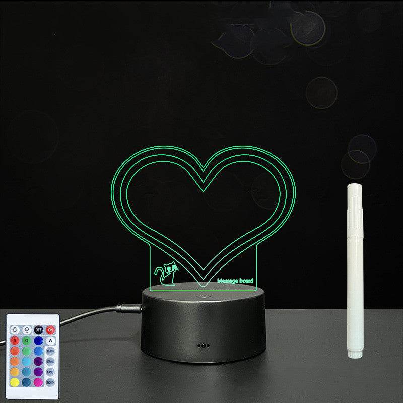 3D Acrylic Board Handwriting Message Board LED Light - ProTrendyz