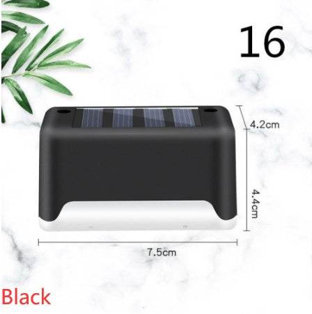 New Upgrade Waterproof LED Solar Fence Lamp Solar Deck Lights Solar Step Light Outdoor For Patio Stairs Garden Pathway Step Yard - ProTrendyz