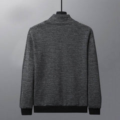 Dad Wears A Jacket With A Stand-up Collar And A Casual Jacket - ProTrendyz