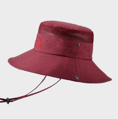 Solid Color Big Brim Sun Hat Outdoor Mountaineering Protection - ProTrendyz
