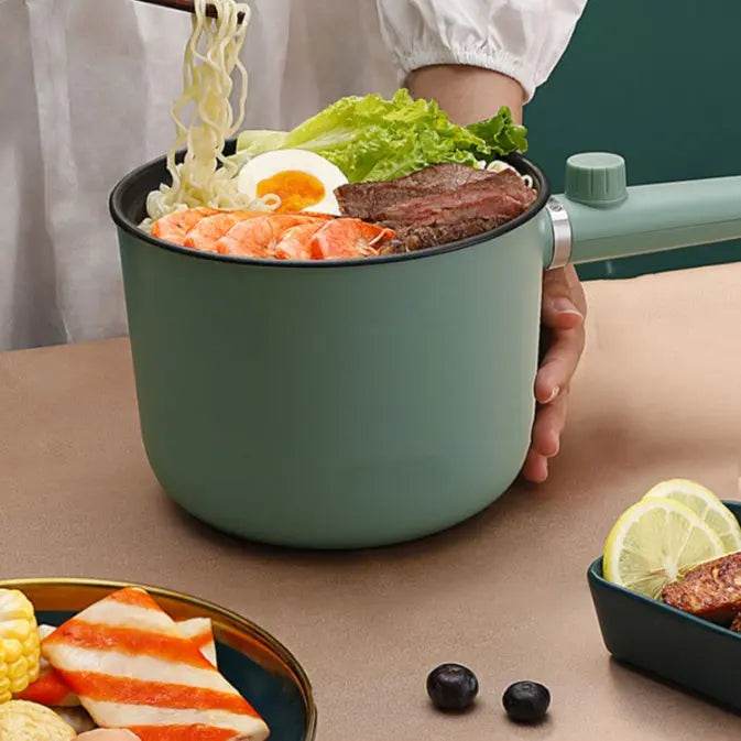 Mini Hot Pot Portable Electric Cooking Pot Mini Plug-in Household Lazy Cooking - ProTrendyz