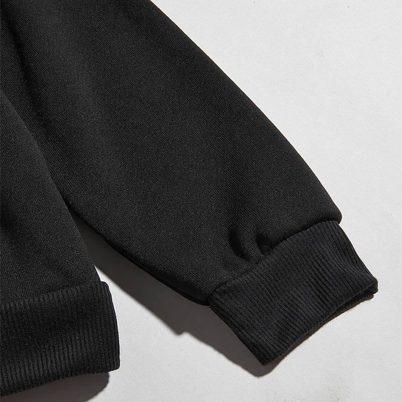 Loose Sport Hoodie Do What Makes You Happy Print Sweatshirt Hooded Clothing - ProTrendyz