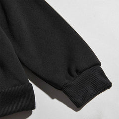 Loose Sport Hoodie Do What Makes You Happy Print Sweatshirt Hooded Clothing - ProTrendyz