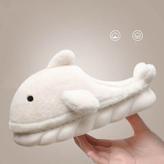 Shark Slippers Soft Sole Furry Shoes Home Bedroom Slippers Women - ProTrendyz