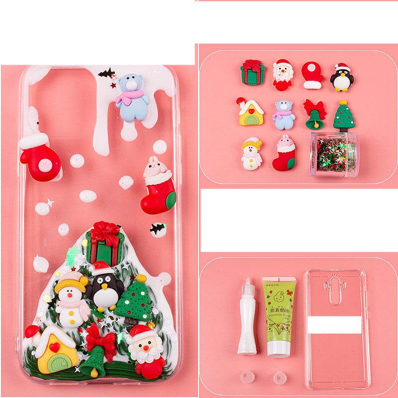 Diy Cream Gel Mobile Phone Case Set Cute Element Resin Accessories - ProTrendyz