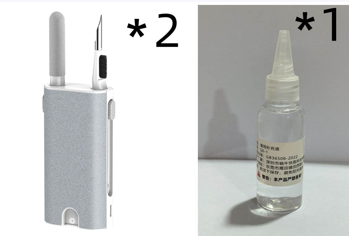 5 In 1 Screen Cleaner Kit Camera Phone Tablet Laptop Screen Cleaning Tools Earphone Cleaning Brush Pen For Office - ProTrendyz