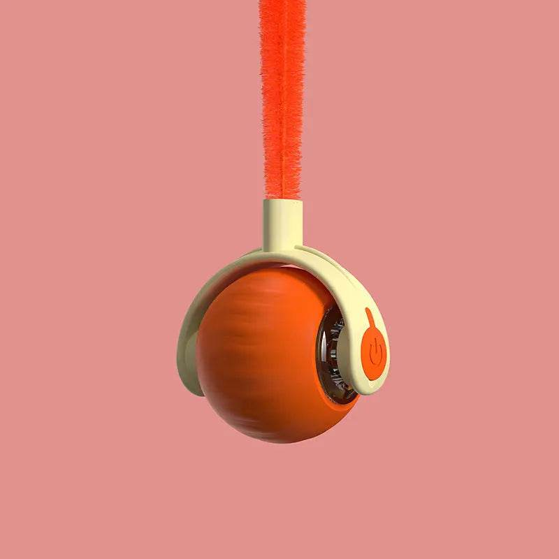 Pet Tug Ball Toy Motion-Activated Interactive Pets Cat Rolling Ball Toy With Bird Chirping Sound Pet Kitten Teaser Game Pet Products - ProTrendyz