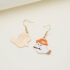 Halloween Earrings Cute Pumpkin Spooky Oil Drip Alloy Earrings Jewelry - ProTrendyz