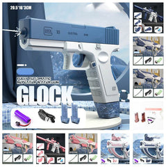 Space Water Gun Electric Automatic Water Absorption Water Fights Toy Outdoor Beach Swimming Pool Bath Toys For Children Kid Gift - ProTrendyz