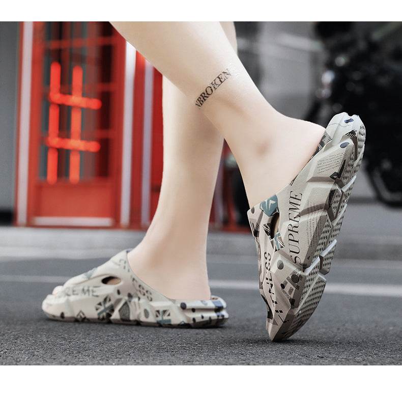 Men's Summer Outerwear Stylish Beach Platform Slippers - ProTrendyz