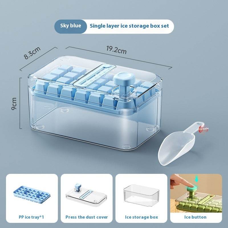 28 56 Grids Reusable Ice Mold Ice Cubes Tray DIY Moulds Ice Cubes Maker Release Homemade Ice Cubes Tray Mold Home Ice Making Tool - ProTrendyz