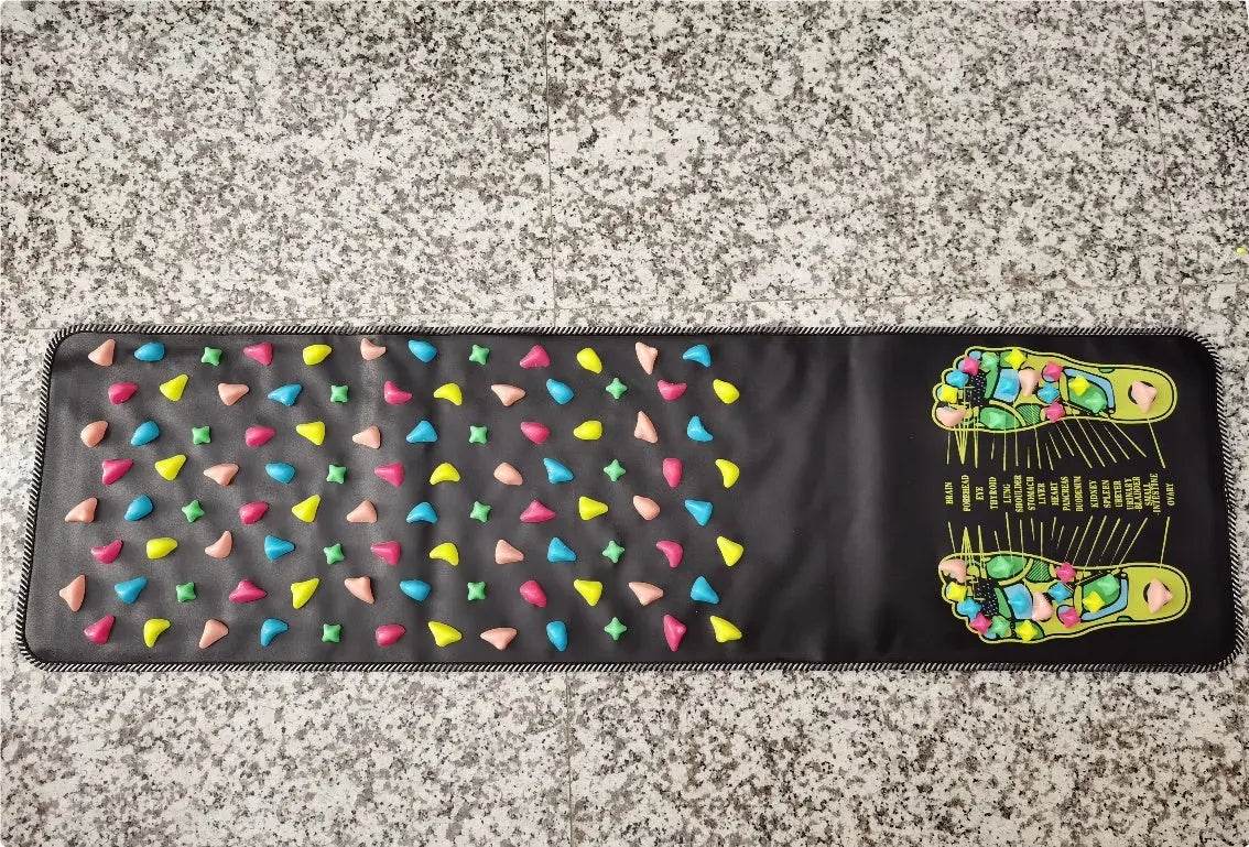 Reflexology Foot Massage Pad Cobblestone Walk Massager Mat Pain Relief Health Care Acupressure Mat - ProTrendyz